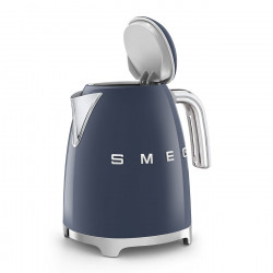 Електрическа кана SMEG KLF03NBEU, 2400 W, 1.7 л, 360° основа, Гланцово покритие, Морско синьо