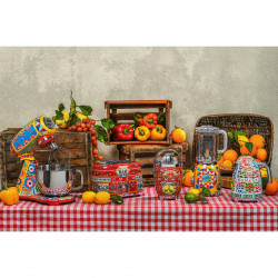 SMEG Dolce & Gabbana KLF03DGEU elektromos vízforraló, 2400 W, 1,7 l, 360°-os talp, fényes bevonat, többszínű