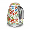Електрическа кана SMEG Dolce & Gabbana KLF03DGEU, 2400 W, 1.7 л, 360° основа, Гланцово покритие, Многоцветен