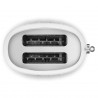 Тостер за хляб SMEG 50's Style TSF01WHMEU, 950W, 2 филии, 6 нива, Тавичка за трохи, Вграден кабел, Неръждаема стомана, Бял мат