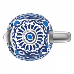 SMEG Dolce & Gabbana KLF03DGBEU elektromos vízforraló, 2400 W, 1,7 l, 360°-os talp, fényes felület, mediterrán kék