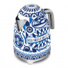 SMEG Dolce & Gabbana KLF03DGBEU elektromos vízforraló, 2400 W, 1,7 l, 360°-os talp, fényes felület, mediterrán kék