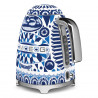 SMEG Dolce & Gabbana KLF03DGBEU elektromos vízforraló, 2400 W, 1,7 l, 360°-os talp, fényes felület, mediterrán kék