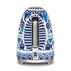 Ηλεκτρική κανάτα SMEG Dolce & Gabbana KLF03DGBEU, 2400 W, 1,7 λ, βάση 360°, γυαλιστερό φινίρισμα, μεσογειακό μπλε