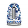 Електрическа кана SMEG Dolce & Gabbana KLF03DGBEU, 2400 W, 1.7 л, 360° основа, Гланцово покритие, Средиземноморско синьо