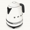 SMEG Porsche KLF03PCWEU elektromos vízforraló, 2400 W, 1,7 l, 360°-os talp, fényes felület, fehér