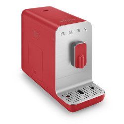 Μηχανή εσπρέσο SMEG Collezione BCC01RDMEU, 1350 W, 19 bar, 1,4 λίτρα, 8 λειτουργίες, ενσωματωμένος μύλος, κόκκινη