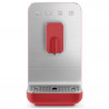 SMEG Collezione BCC01RDMEU eszpresszógép, 1350 W, 19 bar, 1,4 l, 8 funkció, beépített őrlővel, piros