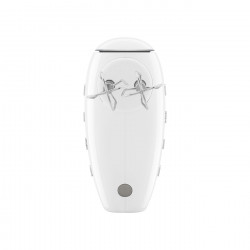 Χειροκίνητο μίξερ SMEG 50's Style HMF01WHEU, 250 W, 9 ταχύτητες, λειτουργία Turbo, κρυφή οθόνη LED, χρονοδιακόπτης, εξαρτήματα, λευκό