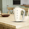 SMEG 50's Style HMF01CREU Hand Mixer, 250W, 9 speeds, Turbo, Hidden LED display, Timer, Accessories, Cream