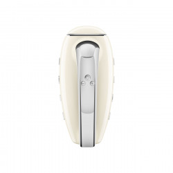 Ръчен миксер SMEG 50's Style HMF01CREU, 250W, 9 скорости, Турбо, Скрит LED дисплей, Таймер, Аксесоари, Кремав