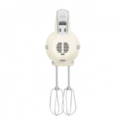 SMEG 50's Style HMF01CREU Hand Mixer, 250W, 9 speeds, Turbo, Hidden LED display, Timer, Accessories, Cream