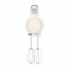 Mixer manual SMEG 50's Style HMF01CREU, 250 W, 9 viteze, Functie Turbo, Afisaj LED, Timer, Accesorii, Crem