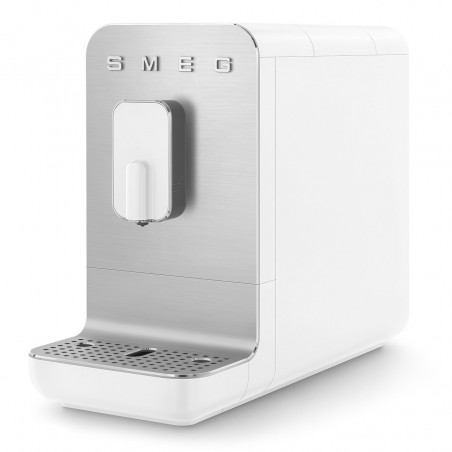 SMEG Collezione BCC11WHMEU eszpresszógép, 1350 W, 19 bar, 1,4 l, 8 funkció, beépített őrlő, fehér