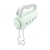 SMEG 50's Style HMF01PGEU Hand Mixer, 250W, 9 speeds, Turbo, Hidden LED display, Timer, Accessories, Green