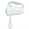 Ръчен миксер SMEG 50's Style HMF01PGEU, 250W, 9 скорости, Турбо, Скрит LED дисплей, Таймер, Аксесоари, Зелен