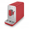 SMEG Collezione BCC02RDMEU eszpresszógép, 1350 W, 19 bar, 1,4 l, 8 funkció, beépített őrlő, gőzfúvóka, piros