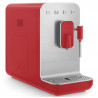 SMEG Collezione BCC02RDMEU eszpresszógép, 1350 W, 19 bar, 1,4 l, 8 funkció, beépített őrlő, gőzfúvóka, piros