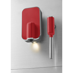 SMEG Collezione BCC02RDMEU eszpresszógép, 1350 W, 19 bar, 1,4 l, 8 funkció, beépített őrlő, gőzfúvóka, piros