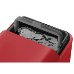 SMEG Collezione BCC02RDMEU eszpresszógép, 1350 W, 19 bar, 1,4 l, 8 funkció, beépített őrlő, gőzfúvóka, piros