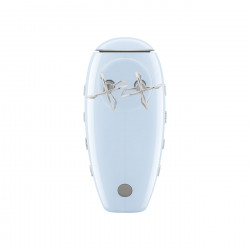 Mixer manual SMEG 50's Style HMF01PBEU, 250 W, 9 viteze, Functie Turbo, Afisaj LED, Timer, Accesorii, Albastru