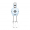 Ръчен миксер SMEG 50's Style HMF01PBEU, 250W, 9 скорости, Турбо, Скрит LED дисплей, Таймер, Аксесоари, Син