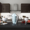 Ръчен миксер SMEG 50's Style HMF01PBEU, 250W, 9 скорости, Турбо, Скрит LED дисплей, Таймер, Аксесоари, Син