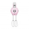 SMEG 50's Style HMF01PKEU Hand Mixer, 250W, 9 speeds, Turbo, Hidden LED display, Timer, Accessories, Pink