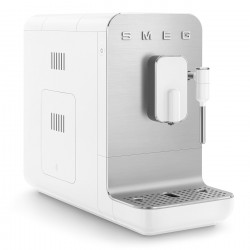 SMEG Collezione BCC12WHMEU eszpresszógép, 1350 W, 19 bar, 1,4 l, 8 funkció, beépített őrlő, gőzfúvóka, fehér