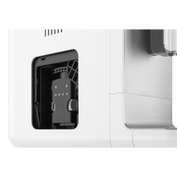 SMEG Collezione BCC12WHMEU eszpresszógép, 1350 W, 19 bar, 1,4 l, 8 funkció, beépített őrlő, gőzfúvóka, fehér