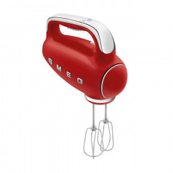 SMEG 50's Style HMF01RDEU Hand Mixer, 250W, 9 speeds, Turbo, Hidden LED display, Timer, Accessories, Red