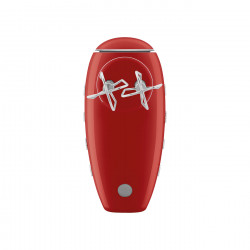 SMEG 50's Style HMF01RDEU Hand Mixer, 250W, 9 speeds, Turbo, Hidden LED display, Timer, Accessories, Red