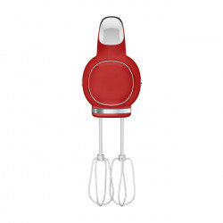 SMEG 50's Style HMF01RDEU Hand Mixer, 250W, 9 speeds, Turbo, Hidden LED display, Timer, Accessories, Red