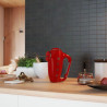 Mixer manual SMEG 50's Style HMF01RDEU, 250 W, 9 viteze, Functie Turbo, Afisaj LED, Timer, Accesorii, Rosu