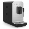 SMEG Collezione BCC12BLMEU eszpresszógép, 1350 W, 19 bar, 1,4 l, 8 funkció, beépített őrlő, gőzfúvóka, fekete