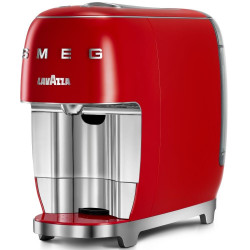 Espressor cu capsule SMEG Lavazza A Modo Mio LM200, 1250 W, 10 bar, 0,9 l, Incalzire rapida, Rosu