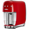 SMEG Lavazza A Modo Mio LM200 kapszulás eszpresszógép, 1250 W, 10 bar, 0,9 l, gyors felmelegedés, piros