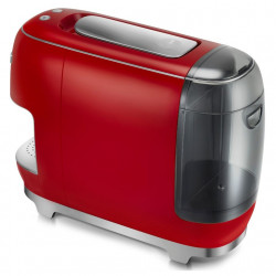 Еспресо машина за капсули SMEG Lavazza A Modo Mio LM200, 1250 W, 10 bar, 0.9 л, Бързо загряване, Червен
