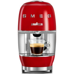 SMEG Lavazza A Modo Mio LM200 kapszulás eszpresszógép, 1250 W, 10 bar, 0,9 l, gyors felmelegedés, piros