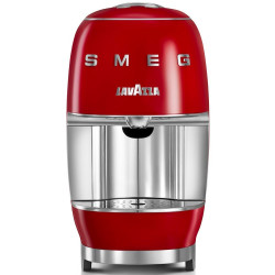Espressor cu capsule SMEG Lavazza A Modo Mio LM200, 1250 W, 10 bar, 0,9 l, Incalzire rapida, Rosu