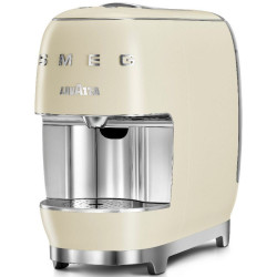 Espressor cu capsule SMEG Lavazza A Modo Mio LM200, 1250 W, 10 bar, 0,9 l, Incalzire rapida, Crem