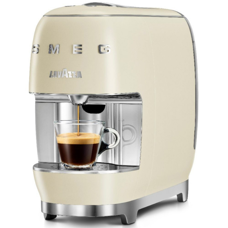 Μηχανή εσπρέσο με κάψουλες SMEG Lavazza A Modo Mio LM200, 1250 W, 10 bar, 0,9 λίτρα, γρήγορη θέρμανση, κρέμα