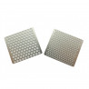 Rasnita de cafea Oliver Voltz OV51172D, 130 W, Recipient pentru cafea macinata de 50 g, 2 filtre pentru cafea macinata finsi grosier, Negru/Argintiu