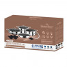 Комплект тенджери Swiss Haus SH-ZG1012, 12 части, Sapphire-керамично покритие, Фурна до 260C , Индукция, Сребрист