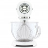 SMEG SMF15WHEU Stand Mixer, 1000 W, 4.8 L, 10 speeds, Direct drive, Non-slip feet, White