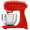 SMEG SMF03RDEU Stand Mixer, 800 W, 4.8 L, 10 speeds, Soft-start function, Non-slip feet, Red