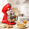 SMEG SMF03RDEU Stand Mixer, 800 W, 4.8 L, 10 speeds, Soft-start function, Non-slip feet, Red
