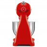 Μίξερ SMEG SMF03RDEU, 800 W, 4,8 λίτρα, 10 ταχύτητες, Λειτουργία ομαλής εκκίνησης, Αντιολισθητικά πόδια, Κόκκινο