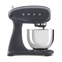 Μίξερ SMEG SMF03GREU, 800 W, 4,8 λίτρα, 10 ταχύτητες, Λειτουργία ομαλής εκκίνησης, Αντιολισθητικά πόδια, Γκρι
