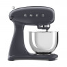 Μίξερ SMEG SMF03GREU, 800 W, 4,8 λίτρα, 10 ταχύτητες, Λειτουργία ομαλής εκκίνησης, Αντιολισθητικά πόδια, Γκρι